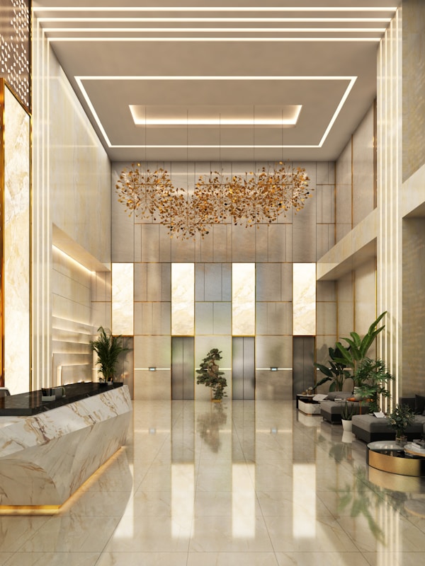 Hotel lobby